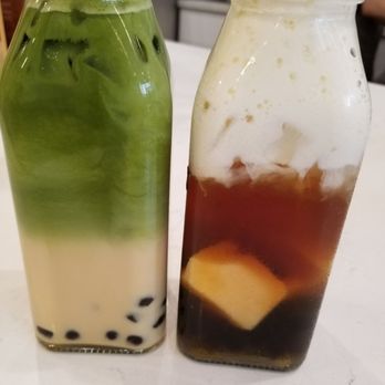 Plentea - Macha green tea (3.5/5, just macha and milk) sea salt milk tea (4.4/5). Boba (4.5/5) - Tea Rooms Near Me - San Francisco, California Plentea - Macha green tea (3.5/5, just macha and milk) sea salt milk tea (4.4/5). Boba (4.5/5) - Tea Rooms Near Me - San Francisco, California