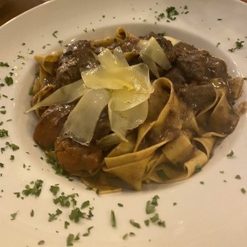 Di Farina Pasta - Excellent Pappardelle with Short Ribs Ragu. - Italian Near Me - Pompano Beach, Florida
