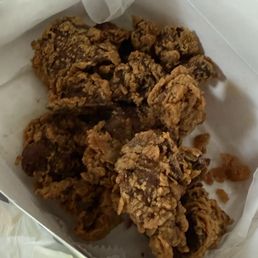 Fried chicken gizzards. Fried chicken gizzards.