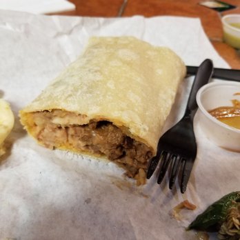 Cotija's Taco Shop - Carne asada burrito. Rice and beans - Mexican Near Me - Colton, California