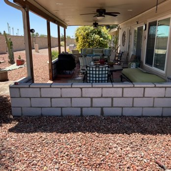 Abraham's Fence - Patio block wall - Fences & Gates Near Me Abraham's Fence - Patio block wall - Fences & Gates Near Me