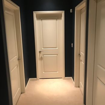 Happy Hour Painting - Upstairs hallway - the corners are amazing! He even removed and repainted the A/C vent at no charge! - Painters Near Me