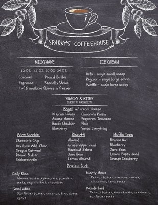 Menu photo 1 Sparky's Coffeehouse Republic, WA