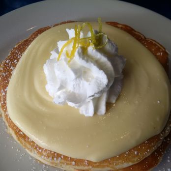 Moke's Bread & Breakfast - Lilikoi pancakes! - Breakfast & Brunch Near Me - Kailua, Hawaii