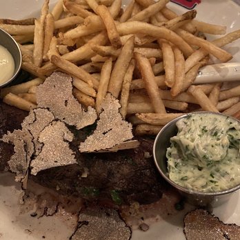 Le Diplomate - Steak Frites with added summer truffle - Brasseries Near Me - Washington, DC, District of Columbia