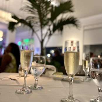 A Fish Called Avalon - Champagne  and a view :) - Seafood Near Me - Miami Beach, Florida