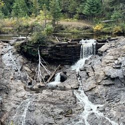Trailside Lodge & Copper Country Rentals - Eagle River water fall