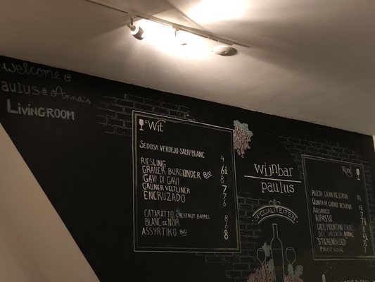 Menu photo 3 Wijnbar Paulus Amsterdam, NH