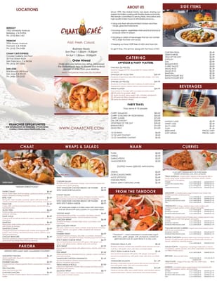 Menu photo 8 Chaat Cafe San Jose, CA Menu photo 8 Chaat Cafe San Jose, CA