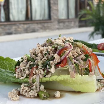 Bualoy Cuisine - Larb Gai Salad - Laotian Near Me - Devon, Pennsylvania Bualoy Cuisine - Larb Gai Salad - Laotian Near Me - Devon, Pennsylvania