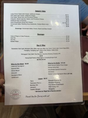 Menu photo 2 Dante's Pizza Columbus, OH