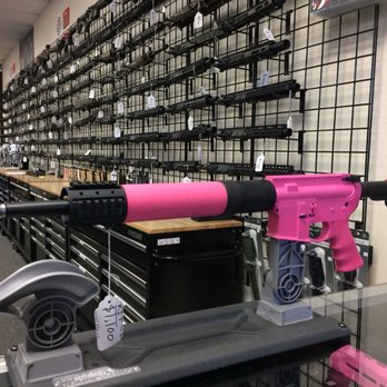 Firearms Unknown - A pink kit with the wall of 5.56 uppers! - Guns & Ammo Near Me - Oceanside, California Firearms Unknown - A pink kit with the wall of 5.56 uppers! - Guns & Ammo Near Me - Oceanside, California