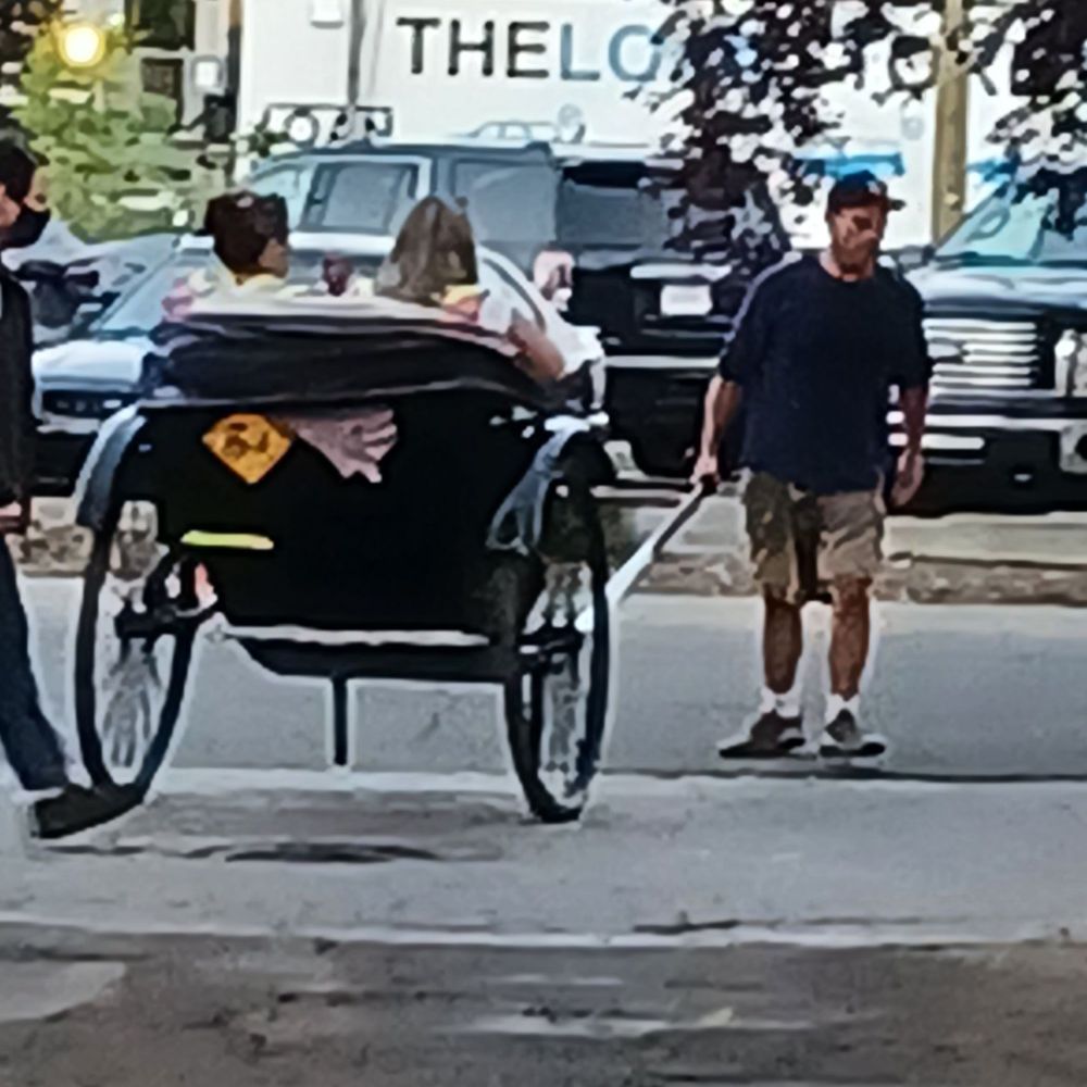 Boxer Kitchen & Bar - Rickshaw leaving the Boxer - Cocktail Bars Near Me - Edmonton, Alberta