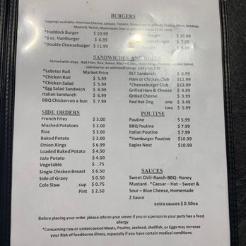 Long Lake Bar & Grill - menu - Brewpubs Near Me - Saint David, Maine Long Lake Bar & Grill - menu - Brewpubs Near Me - Saint David, Maine