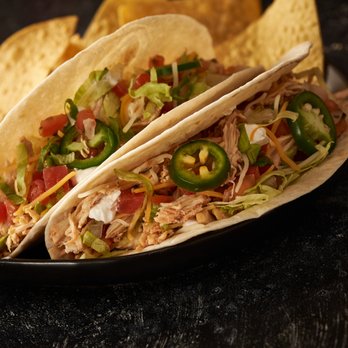 Tijuana Flats - two tacos and chips - Mexican Near Me - Jacksonville, Florida