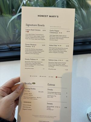 Menu photo 3 Honest Mary's Houston, TX Menu photo 3 Honest Mary's Houston, TX