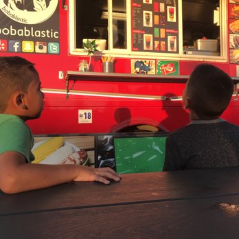 bobablastic - Waiting patiently! - Food Trucks Near Me - Portland, Oregon