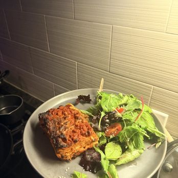 Marcella's Lasagneria - Lasagna with salad - Italian Near Me - San Francisco, California Marcella's Lasagneria - Lasagna with salad - Italian Near Me - San Francisco, California