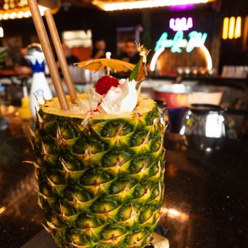 Kuba On The Bay - Piña Colada in a Pineapple - Cuban Near Me - Miami, Florida Kuba On The Bay - Piña Colada in a Pineapple - Cuban Near Me - Miami, Florida