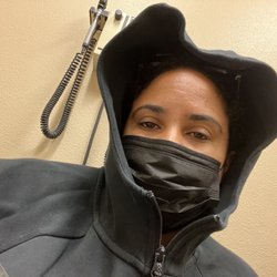 Forte Family Practice - Cheyenne - Me inside waiting sick as hell, freezing on 107* day. No temperature taken by them, but they claim I had no fever.