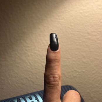 Dreams Nails - right hand not perfect plus it's a ugly thick application - Nail Salons Near Me - North Las Vegas, Nevada Dreams Nails - right hand not perfect plus it's a ugly thick application - Nail Salons Near Me - North Las Vegas, Nevada