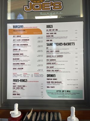 Menu photo 1 Joe's Burgers Tigard, OR Menu photo 1 Joe's Burgers Tigard, OR