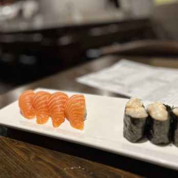 Sapporo Sushi - Salmon and scallops - Sushi Bars Near Me - Murrieta, California Sapporo Sushi - Salmon and scallops - Sushi Bars Near Me - Murrieta, California