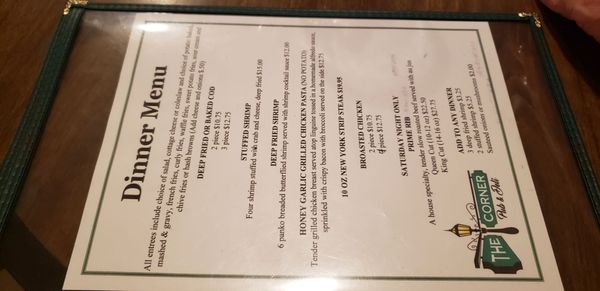 Menu photo 2 The Corner Pub & Deli Argyle, WI Menu photo 2 The Corner Pub & Deli Argyle, WI