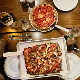 9" Deep Dish Little Star and 9" Classic Detroit-Style 9" Deep Dish Little Star and 9" Classic Detroit-Style