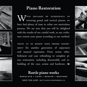 Ruttle Piano Works - Piano Services Near Me - Calgary, Alberta Ruttle Piano Works - Piano Services Near Me - Calgary, Alberta