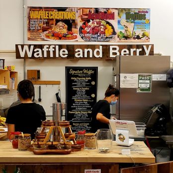 Waffle and Berry - Waffle and Berry station - Waffles Near Me - Honolulu, Hawaii