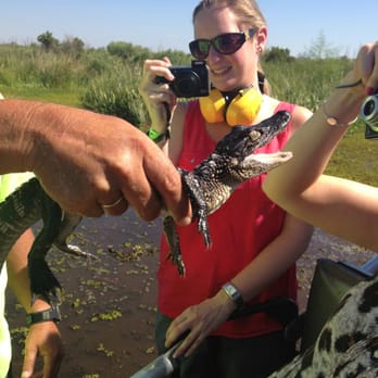 Airboat Adventures - Photo op! - Boat Tours Near Me - Lafitte, Louisiana