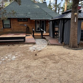 Big Bear Vacations - Backyard - Vacation Rentals Near Me - Big Bear Lake, California