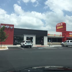 Wendy's - Front @ the new HEB Fuel station off Bandera/1604 frontage rd.