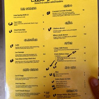 Lao’d Bar - Food Menu - Cocktail Bars Near Me - Austin, Texas