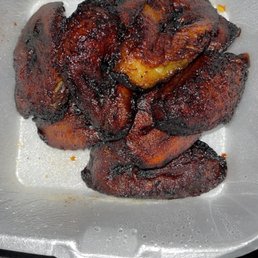 Fried Plantain THAT ARE BURNT NOT CANDIED