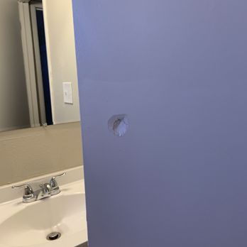Invitation Homes - Bad patch Job and damage to door prior to move in - Property Management Near Me - Roseville, California