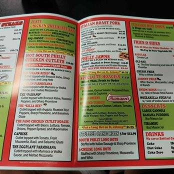 Johnny Longhots - Menu - Sandwiches Near Me - Sarasota, Florida