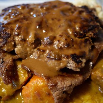 Oh My Grill - "Beef lovers mixed" - hamburger steak, teri beef, beef curry - Barbeque Near Me - Pearl City, Hawaii Oh My Grill - "Beef lovers mixed" - hamburger steak, teri beef, beef curry - Barbeque Near Me - Pearl City, Hawaii