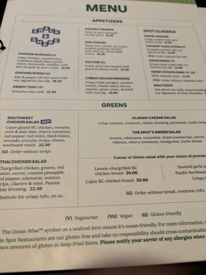 Menu photo 1 White Spot Kingsway Vancouver, BC Menu photo 1 White Spot Kingsway Vancouver, BC
