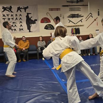 Hapkido Tae Kwon Do Institute - One-step sparring helps prepare students for how to respond to different attacks. - Taekwondo Near Me - Kingston, Pennsylvania Hapkido Tae Kwon Do Institute - One-step sparring helps prepare students for how to respond to different attacks. - Taekwondo Near Me - Kingston, Pennsylvania