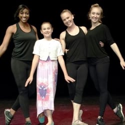 Beverly Hills Ballerina Dance Academy - Ms. Tonya, my daughter, Ms. Coree & Ms. Cleo. Recital - 2014.