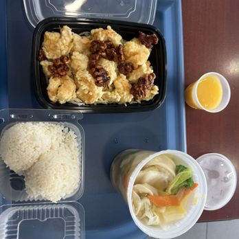 Be Wok & Hawaiian BBQ - Honey Walnut Prawn and Wonton Soup - Hawaiian Near Me - Campbell, California Be Wok & Hawaiian BBQ - Honey Walnut Prawn and Wonton Soup - Hawaiian Near Me - Campbell, California