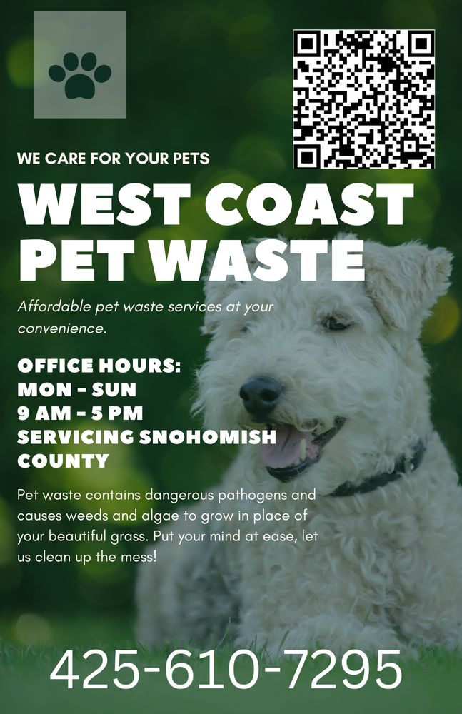 WEST COAST PET WASTE Request Information Everett, Washington Pet