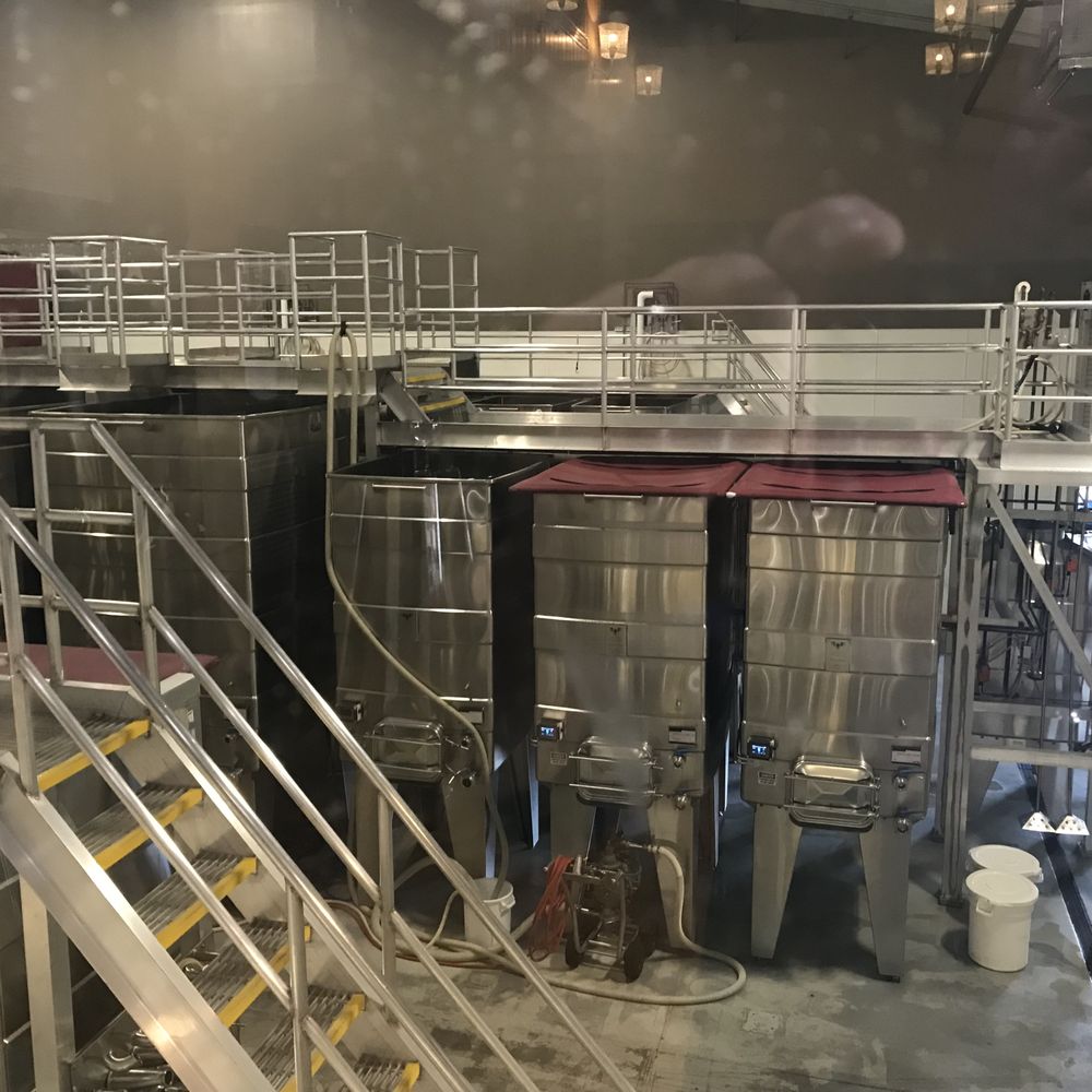 Tolosa Winery - Indoor production facility, as seen from the tasting room. - Wineries Near Me - San Luis Obispo, California Tolosa Winery - Indoor production facility, as seen from the tasting room. - Wineries Near Me - San Luis Obispo, California