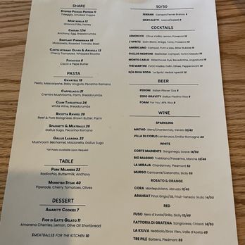 Gallus Handcrafted Pasta - Bars Near Me - Waterbury, Vermont