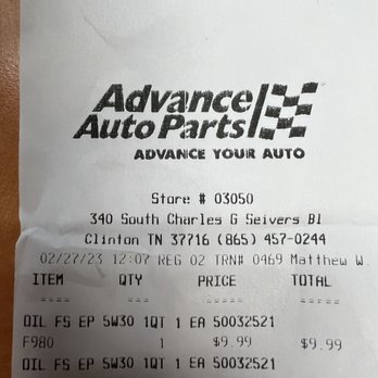 Advance Auto Parts - Store address - Auto Parts & Supplies Near Me - Clinton, Tennessee