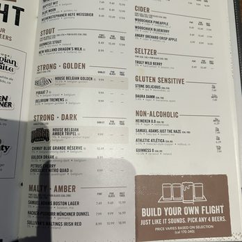 Yard House - Menu April 2026 - New American Near Me - Northridge, California