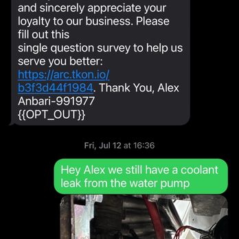 Temecula Valley Toyota - Text message to service advisor that have not been responded to after the appointment. - Car Dealers Near Me - Temecula, California Temecula Valley Toyota - Text message to service advisor that have not been responded to after the appointment. - Car Dealers Near Me - Temecula, California