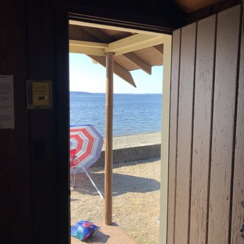 Cama Beach State Park - View from the cabin door - Parks Near Me - Camano Island, Washington Cama Beach State Park - View from the cabin door - Parks Near Me - Camano Island, Washington